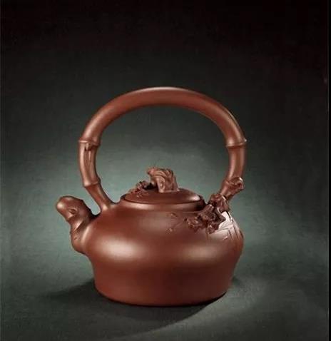 10種最美花器提梁壺，精美別致雕花紫砂壺!