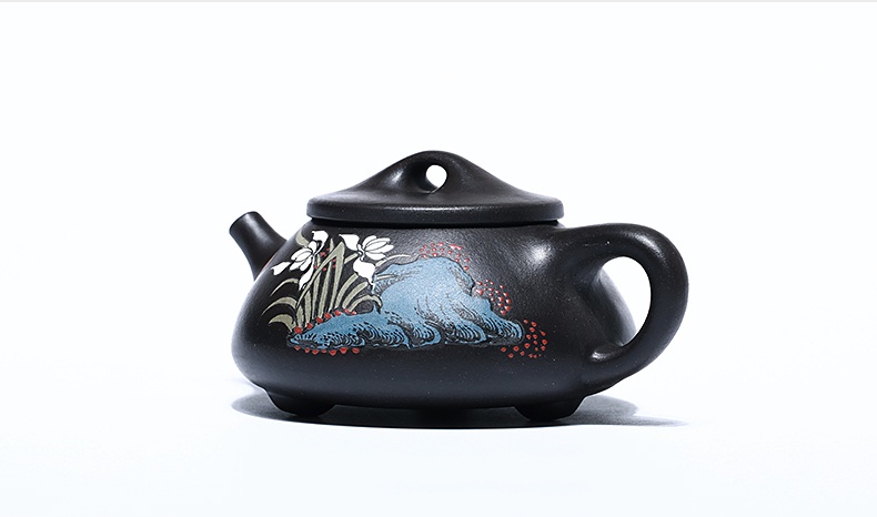 石瓢手工紫砂壺，精致典雅紫砂壺